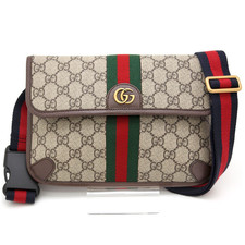 Borsa a tracolla Gucci Ophidia GG Monogram Sherry Stripe tela pelle unisex