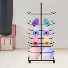 Large Capacity Yoga Mats Organizer Shelf, Yoga Mat Holder, Yoga Mat Storage Rack