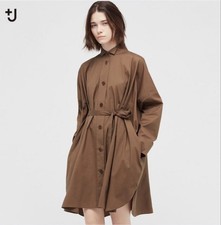Uniqlo x Jil Sander Black Shirt Dress Casual Comfortable Used