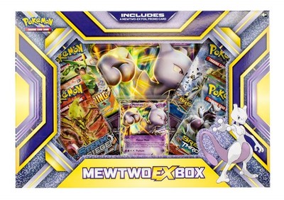 Nintendo Pokemon TCG Mewtwo EX Box - 4 Packs (2 Special Cards) for