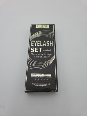 1PC Qibest Natural 3D Fiber Mascara Eyelash Long Thicker Lashes Black
