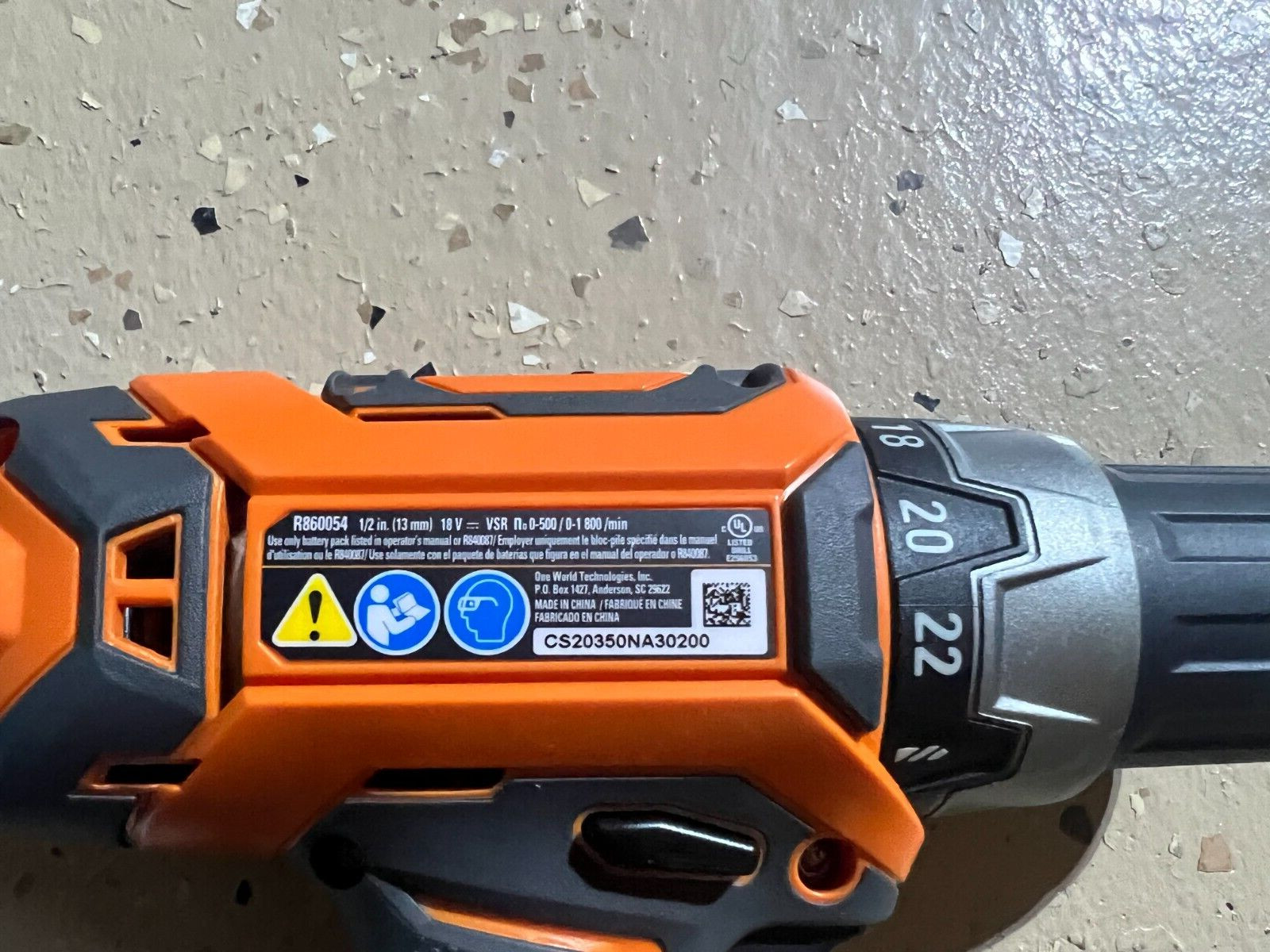 Ridgid R860054 18V Gen 5X 2-Speed Brushless Cordless 1/2"  Drill / Driver NEW