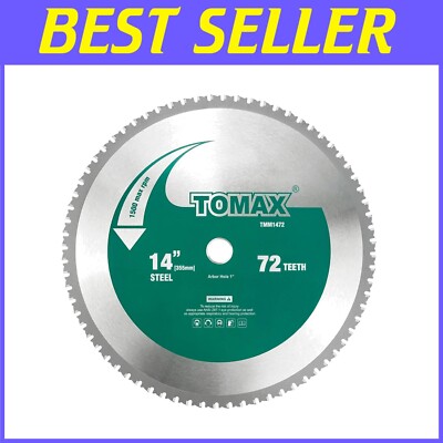 14'' Circular Saw Blade for Steel & Metal - 72 Teeth, Fast Cutting Performance
