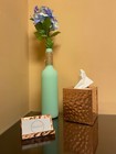 Hammered Solid Copper Tissue Box Holder Square Cube Facial Tissue Box Cover