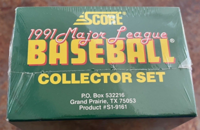 1991 Score Baseball Complete Set Factory for sale online | eBay