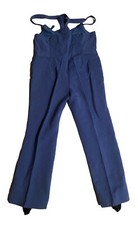 Vintage EDELWEISS Blue Ski Snowboarding Overalls Pants Men's Sz 36 R Very Clean