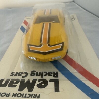 1980 Zee Toys Friction Powered LeMans Racing Car New On Card Vintage
