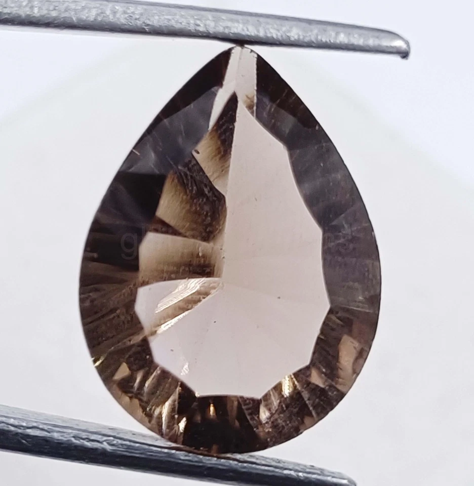 8.45 CT Smokey Quartz Redish Brown Pear Cut IGL Transparent Loose Gems 5MST - Image 4 of 4