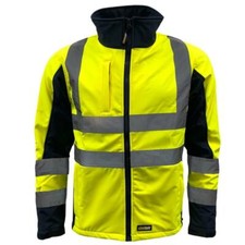 Standsafe reflektierende Hi Vis Soft Shell Arbeitsjacke, wasserdicht