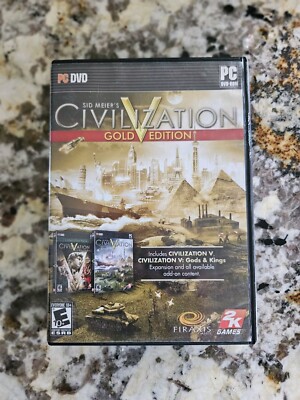 Sid Meier's Civilization V: Gold Edition (PC, 2013) - With Product CD Key