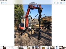 Kubota Mini Digger And Auger HIRE ONLY