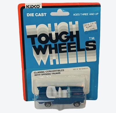 Kidco Tough Wheels Diecast Toy Car Truck Vtg MOC 1979 Classic Convertible BM1