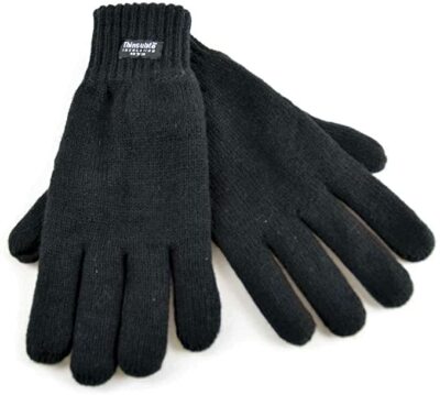 Unisex Original 3M Thinsulate Thermo Schwarz Handschuhe Strick Herren Damen Qualität