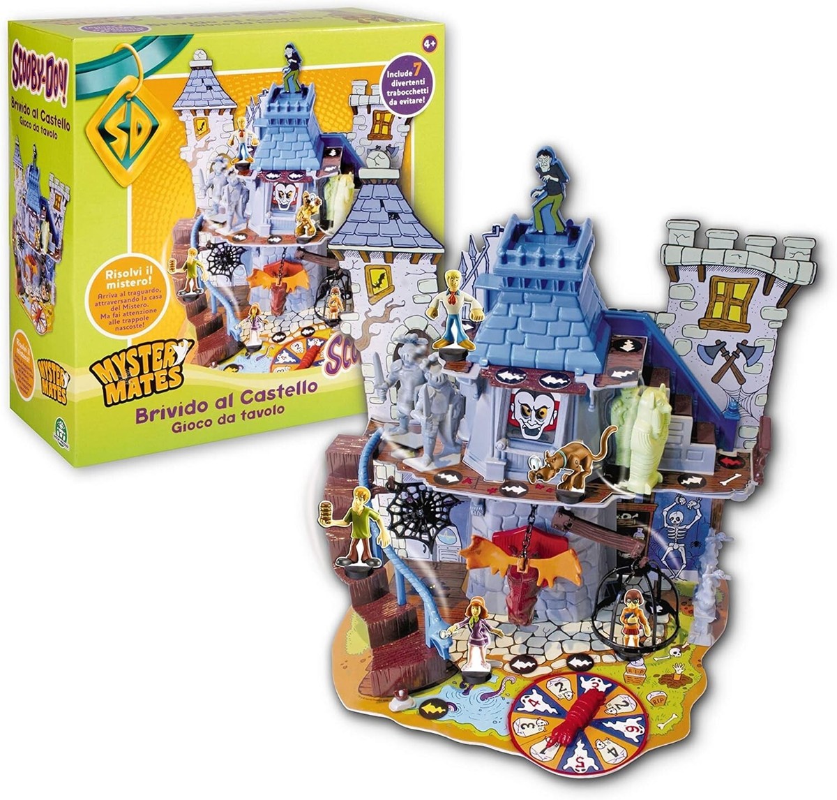 scooby doo brivido castello gioco tavolo casa mistery castle