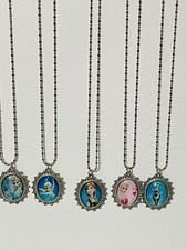 Frozen Elsa, Anna necklace lot of 5- 18  Silver Chain