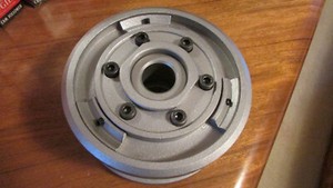 GRINDING WHEEL HUB 2" MAX THICK x 5" ID CAME OFF A NICCO NSG-74S GRINDER