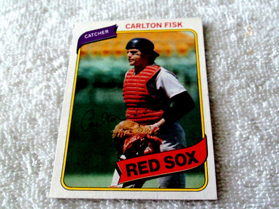 1980  TOPPS    CARLTON  FISK    RED SOX    BASEBALL   # 40     GEM  MINT  !!