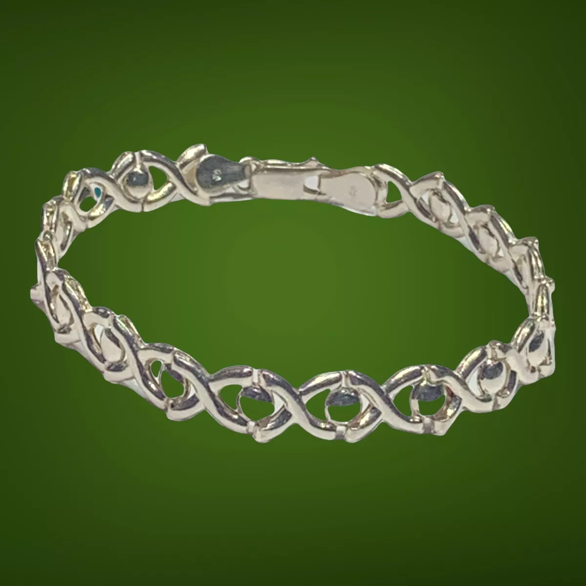 vintage sterling silver XOXO bracelet 7 . 1 22 eBay