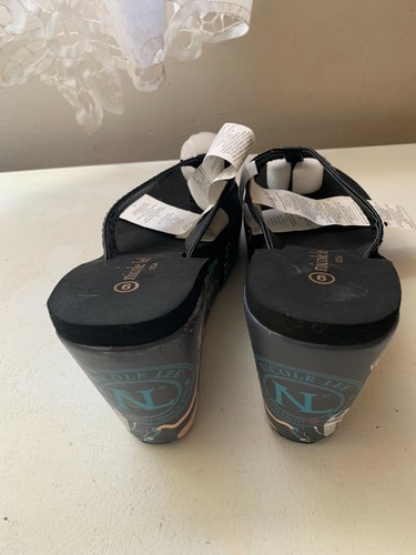 Sandalias de cuña para mujer Nicole Lee Aurelia talla 8 nuevas sin etiquetas - Imagen 4 de 6