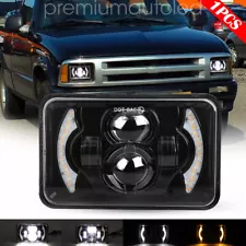 For Chevy S10 Blazer 1994-1997 4x6 inch LED Headlight Hi-Lo Beam Turn signal DRL