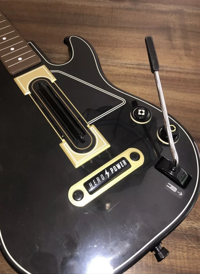 Activision Guitar Hero Power Wireless Guitar Xbox 360 PS3 654 W Strap No Dongle - Image 2 of 4