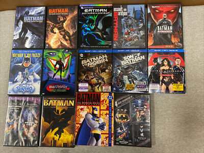 Marvel & DC Comics DVD Blu-Ray Movie Lot Collection New & Used 70+