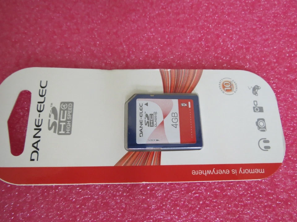 Dane-Elec 4GB.SDHC Class 4 High Speed Smartphone Camera SD Card Brand New  - Image 2 of 4