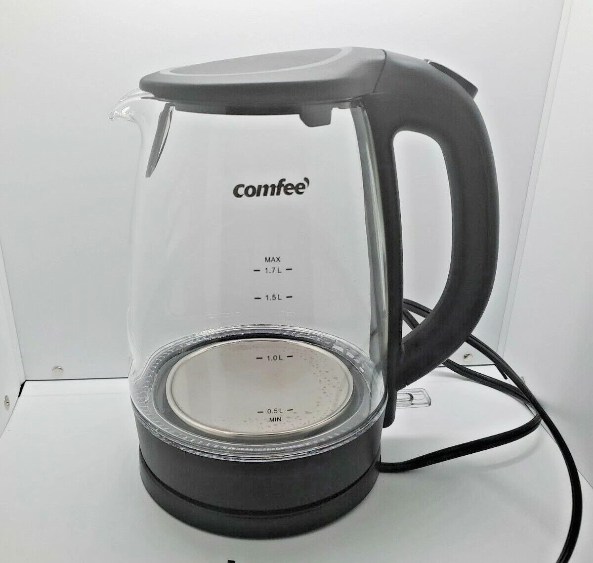 COMFEE Glass Electric Pitcher Tea Kettle Hot Water Boiler BPA