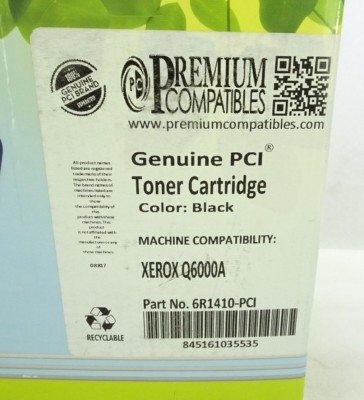 Premium Compatible Toner Cartridge for XEROX Q6000A BLACK TF
