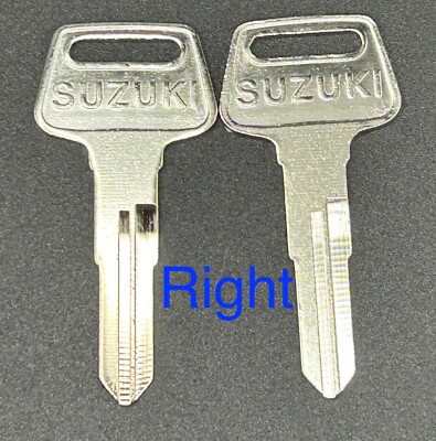 2 Key Blank Suzuki AN125 Boulevard S40 DR S50 S83 Cavalcade GV1400 DR-Z DR100 50