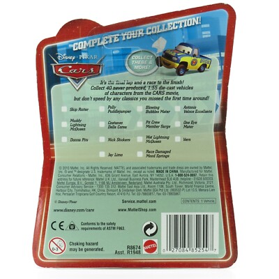 Disney Pixar Cars Final Lap Swift Alternator #158 diecast by