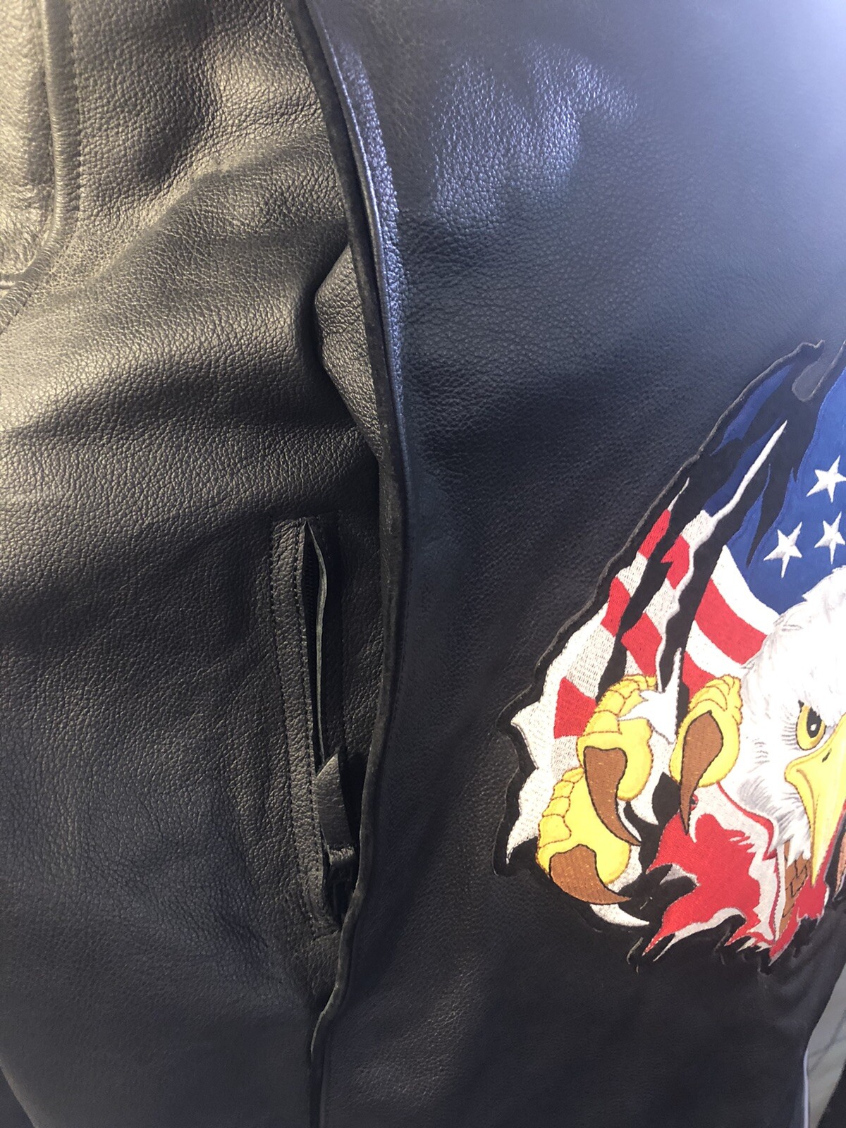 POWER TRIP MOTORCYCLE LEATHER & MESH RIDING JACKET MENS SIZE XXL