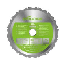 Evolution 165mm Multi-Material Cutting 14T Circular Saw Blade