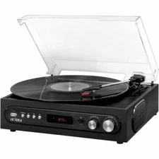 Victrola All-in-1 VTA-65-BLK Bluetooth Record Player Black New Open Box