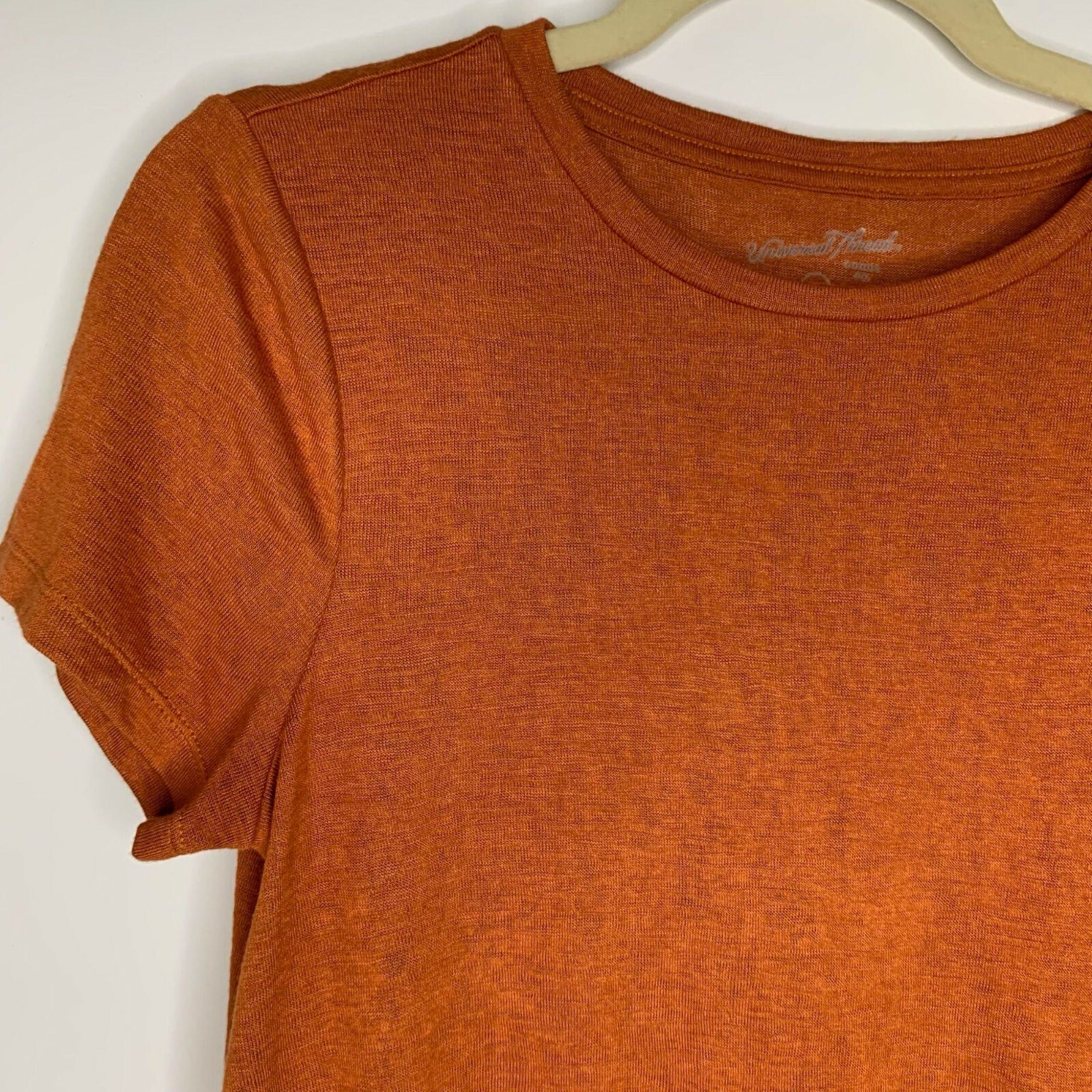 Universal Thread Spice Orange Basic Side Tie Tee … - image 3