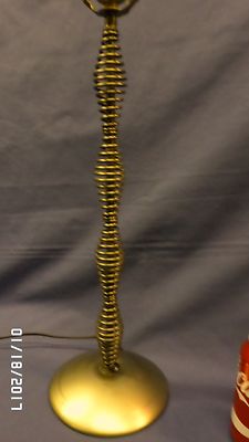 1647M Vtg Modern 29'' Metal Lamp ATOMIC INDUSTRIAL by Orbit Design Chicago VGC