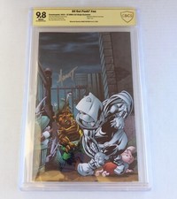 All Out Pooh #1 Moon Knight Werewolf By Night 32 Homage Signed Marat comic cover