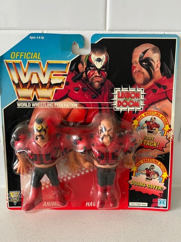 WWF Hasbro Legion of Doom Hawk Animal MOC Tag Team...