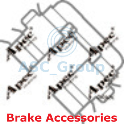 Apec BRAKING Scheibenbremse Akebono Pad Montagesatz Zubehör KIT418