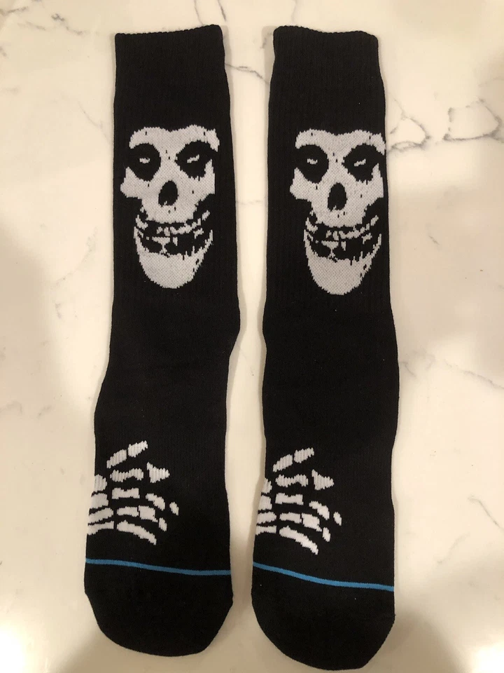 2 pares de calcetines: Misfits Santa Cruz Screaming Hand Rock and Roll Punk unisex 7-10 Foto 3 de 4