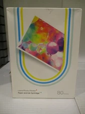 Liene Photo Printer Paper & Ink Cartridge (80 sheets + 1 Ink Cartridge)