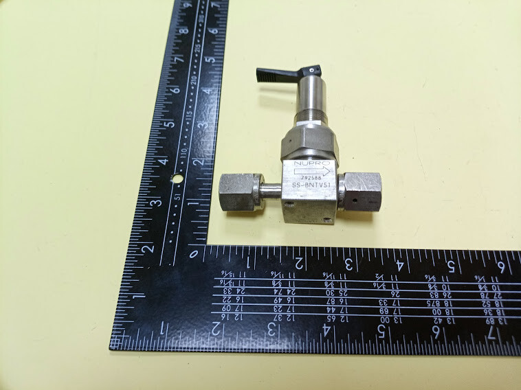 Nupro SS-BNTV51 High Purity High Pressure Stainless Steel Valve