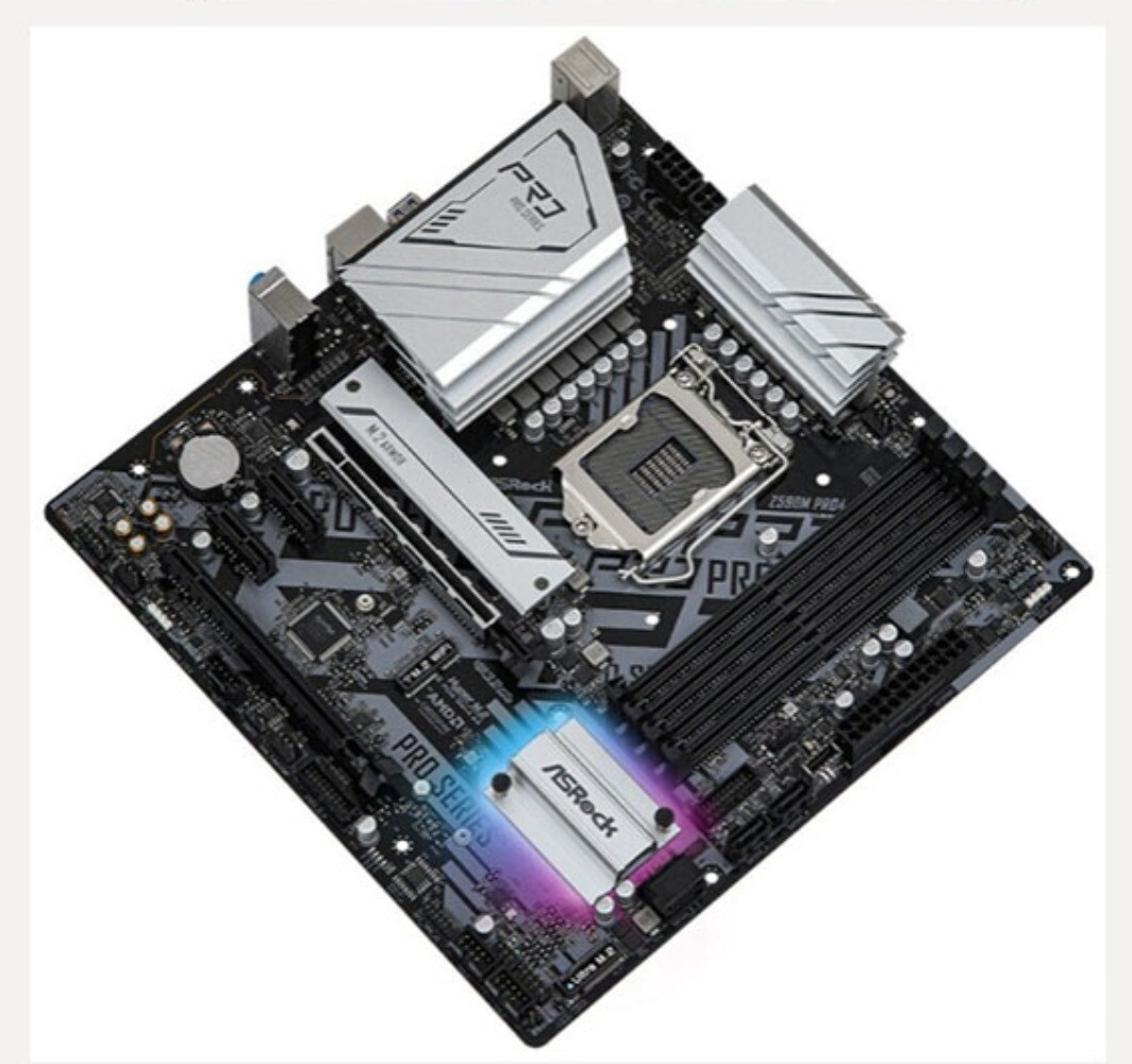 For ASRock Z590M Pro4 Desktop For Intel Z590 DDR4 Motherboard LGA