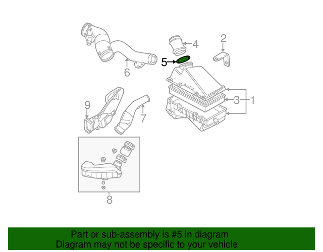 Volkswagen WHT006727 Air Filter Housing Gasket for sale online eBay