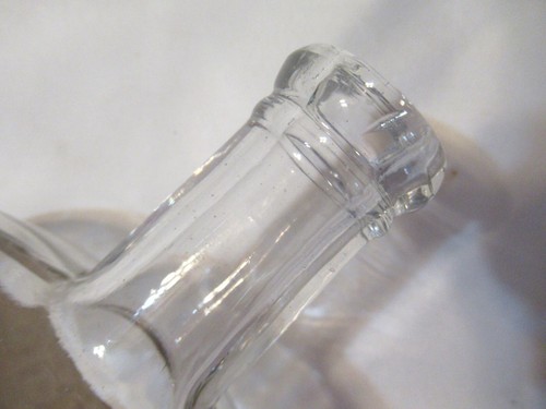 Sparkling Labeled Quart Strap Side Whiskey Flask Perfection Mayer & Co Newark NJ - Picture 9 of 11