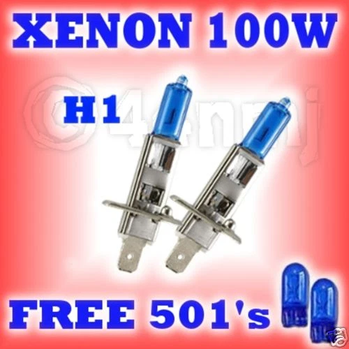 100w ICE WHITE BLUE ARC XENON H1 448 Headlight Bulb 12v - Image 1 of 1