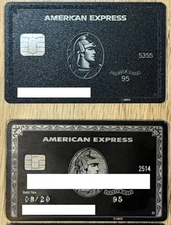 15 Collectible Original American Express Titanium Centurion Black Card Expired