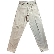 Columbia Womens 14L Relaxed Straight Jeans Beige Tough Mother Outdoor EUC