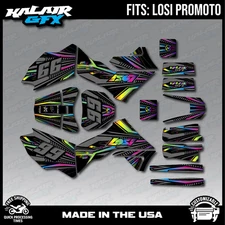 Graphics Kit for Losi PRO MOTO MX (ALL YEARS) Prime Series - Rainbow