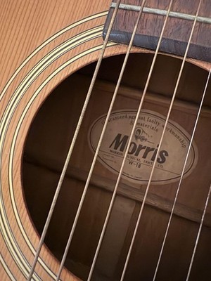Acoustic Guitar Morris W-18 Natural Made in Japan | eBay